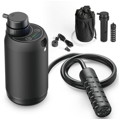 Rechargeable Portable Water Purifier GS-2801 + More one Filter SET(Pre-filter & Internal Filter)