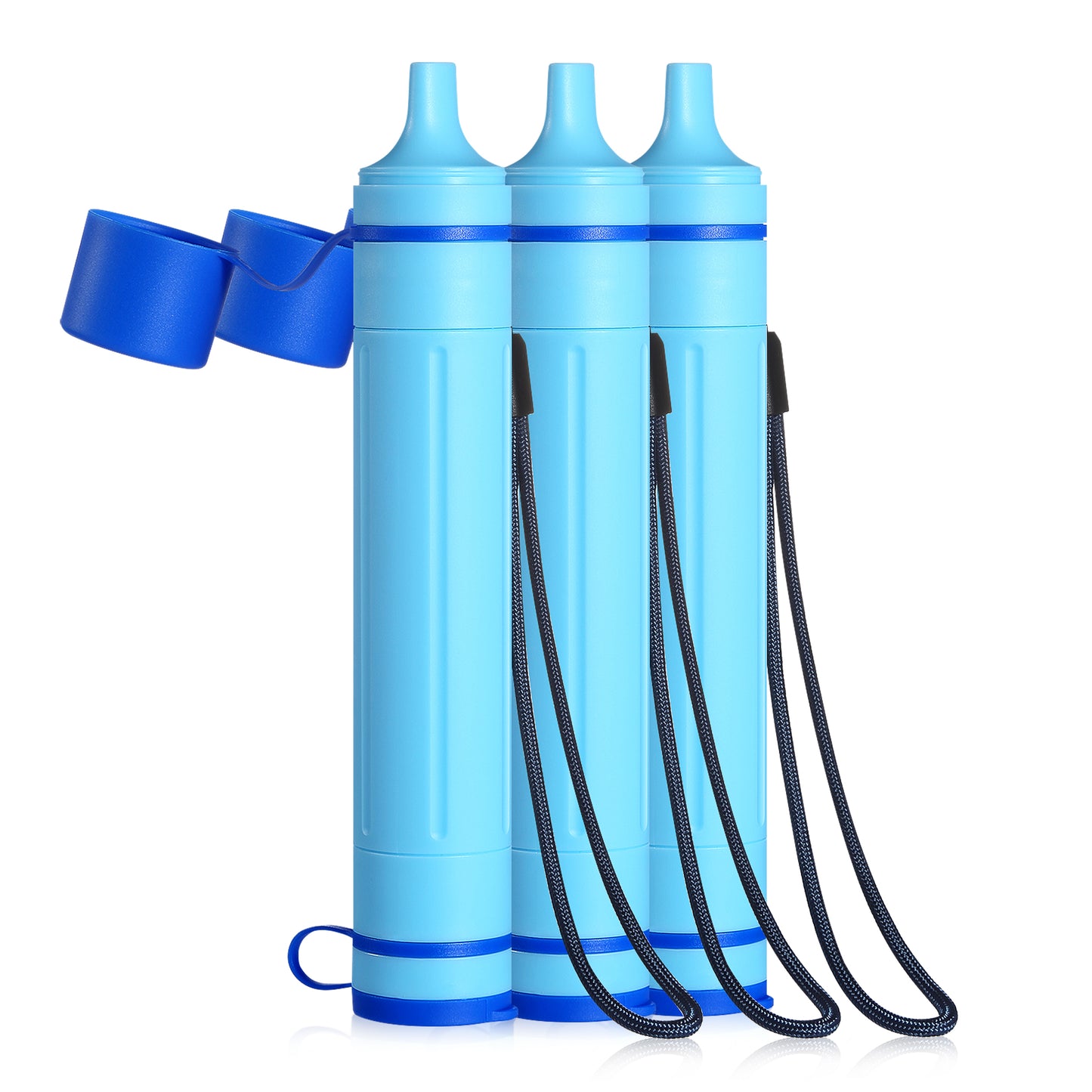 Greeshow Portable Water Filter Straw, Personal Water Filtration System with Replaceable Cartridge, 0.01 Micron Survival Water Purifier Gear for Hiking, Camping, Travel & Emergency Prep, 1 Pack - Greeshow Direct